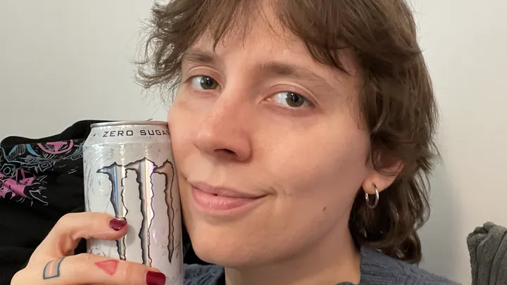 A photo of Ruby's face